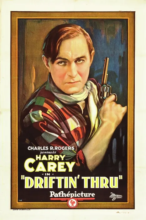 Framed Print : DRIFTIN THRU, Harry Carey, 1926