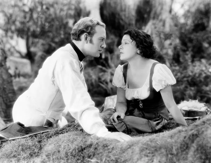 Framed Print : DU BARRY, WOMAN OF PASSION, from left, Conrad Nagel, Norma Talmadge, 1930