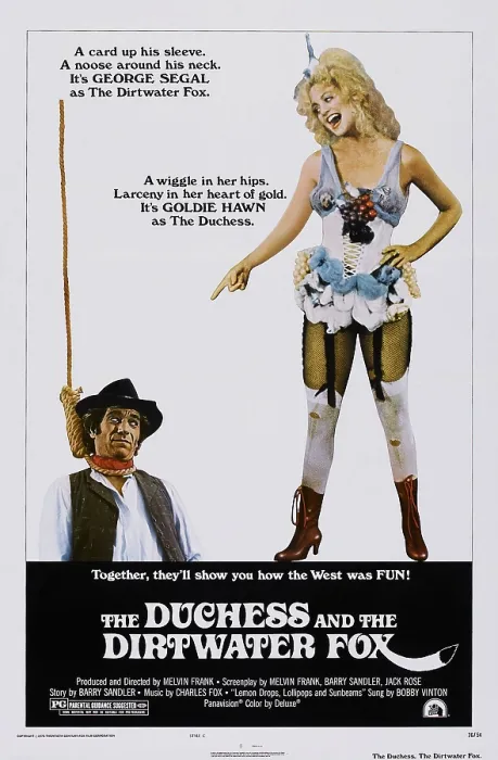 Framed Print : THE DUCHESS AND THE DIRTWATER FOX, US poster art, from left: George Segal, Goldie Hawn, 1976, TM & Copyright 20th Century Fox Film Corp. / courtesy Everett Collection
