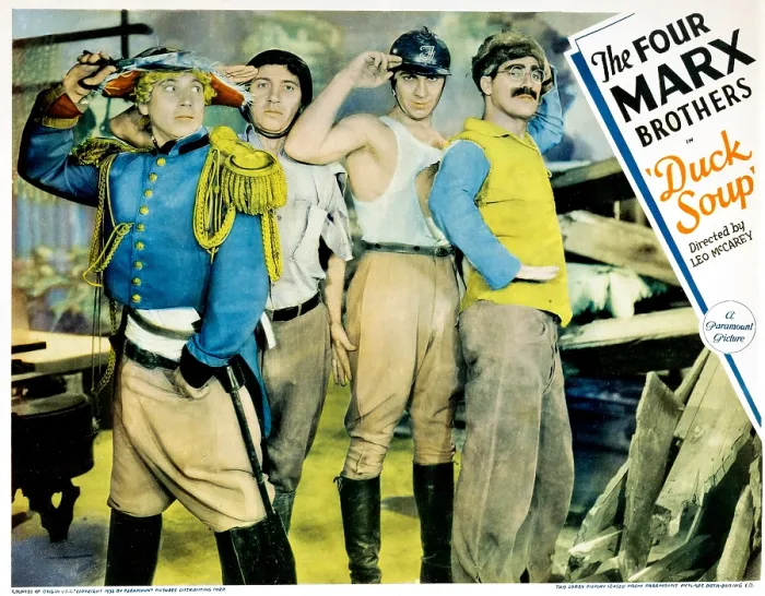 Framed Print : DUCK SOUP, from left: Harpo Marx, Chico Marx, Zeppo Marx, Groucho Marx, 1933 Framed Print : DUCK SOUP, from left: Harpo Marx, Chico Marx, Zeppo Marx, Groucho Marx, 1933