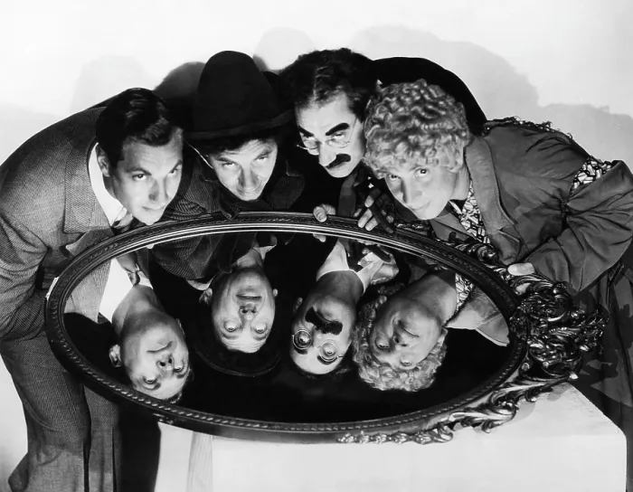 Framed Print : DUCK SOUP, Zeppo Marx, Chico Marx, Groucho Marx, Harpo Marx, 1933