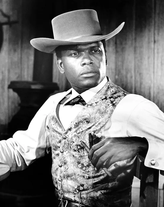 Framed Print : DUEL AT DIABLO, Sidney Poitier, 1966