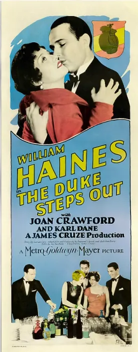 Framed Print : THE DUKE STEPS OUT, top from left: Joan Crawford, William Haines, bottom second from left: Gwen Lee, Delmer Daves, Joan Crawford, Eddie Nugent on insert poster, 1929 Framed Print : THE DUKE STEPS OUT, top from left: Joan Crawford, William Haines, bottom second from left: Gwen Lee, Delmer Daves, Joan Crawford, Eddie Nugent on insert poster, 1929