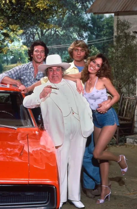 Framed Print : DUKES OF HAZZARD, Tom Wopat, Sorrell Booke, John Schneider, Catherine Bach, 1979-1985 Framed Print : DUKES OF HAZZARD, Tom Wopat, Sorrell Booke, John Schneider, Catherine Bach, 1979-1985