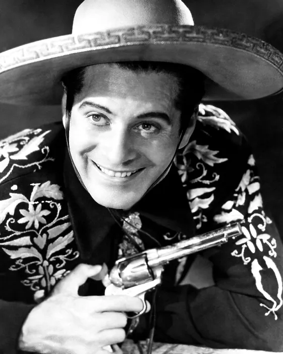 Framed Print : Duncan Renaldo, who played The Cisco Kid in 8 films (1945-50) and on TV (1950-56)