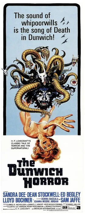 Framed Print : THE DUNWICH HORROR, poster art, 1970 Framed Print : THE DUNWICH HORROR, poster art, 1970