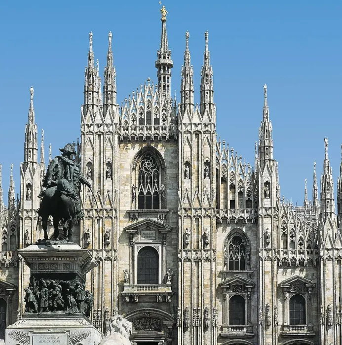 Framed Print : Duomo or Cathedral of Milan. 1380s. ITALY. Milan. Gothic art. Architecture. AISA / Everett Collection**US SALES ONLY**