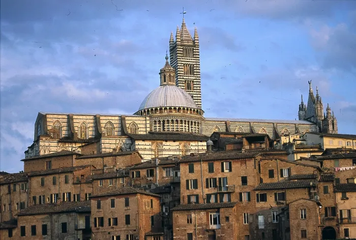 Framed Print : Duomo di Siena. 1150-1380. ITALY. Siena. Cathedral. Cathedral or Duomo and surrounding buildings. AISA / Everett Collection**US SALES ONLY**