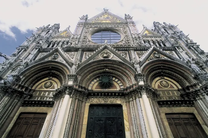 Framed Print : Duomo di Siena. 1150-1380. ITALY. TUSCANY. Siena. Cathedral. Faade by Giovanni Pisano, made from 1284 to 1299. Gothic art. Architecture. AISA / Everett Collection**US SALES ONLY** Framed Print : Duomo di Siena. 1150-1380. ITALY. TUSCANY. Siena. Cathedral. Faade by Giovanni Pisano, made from 1284 to 1299. Gothic art. Architecture. AISA / Everett Collection**US SALES ONLY**