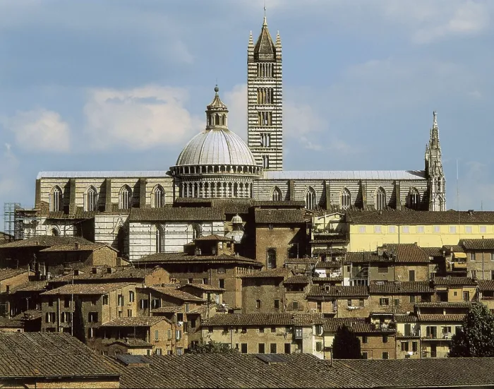 Framed Print : Duomo di Siena. 1150-1380. ITALY. TUSCANY. Siena. Cathedral. Romanesque art. ; Gothic art. Architecture. AISA / Everett Collection**US SALES ONLY**