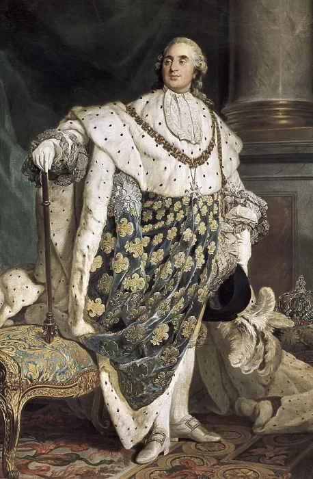 Framed Print : DUPLESSIS, Joseph-Sifrde (1724-1802). Louis XVI in Coronation Robes. ca. 1774. Oil on canvas. FRANCE. Paris. Muse Carnavalet (Carnavalet Museum) Framed Print : DUPLESSIS, Joseph-Sifrde (1724-1802). Louis XVI in Coronation Robes. ca. 1774. Oil on canvas. FRANCE. Paris. Muse Carnavalet (Carnavalet Museum)