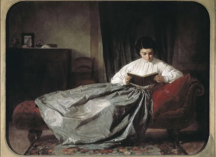 Framed Print : DURAN I RIERA, Josep (1849-1928). Revising the Album. 1872. Oil on canvas. SPAIN. Barcelona. National Art Museum of Catalonia. AISA / Everett Collection**US SALES ONLY** Framed Print : DURAN I RIERA, Josep (1849-1928). Revising the Album. 1872. Oil on canvas. SPAIN. Barcelona. National Art Museum of Catalonia. AISA / Everett Collection**US SALES ONLY**