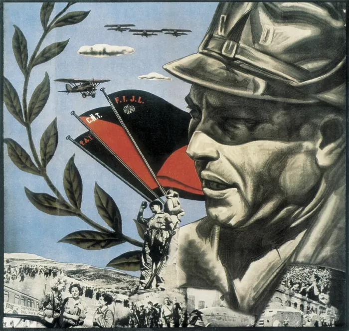 Framed Print : DURRUTI DOMINGO, Buenaventura (1896-1936). Spanish anarchist leader. SPAIN. Madrid. Fundacin de Estudios Libertarios Anselmo Lorenzo (FAL)