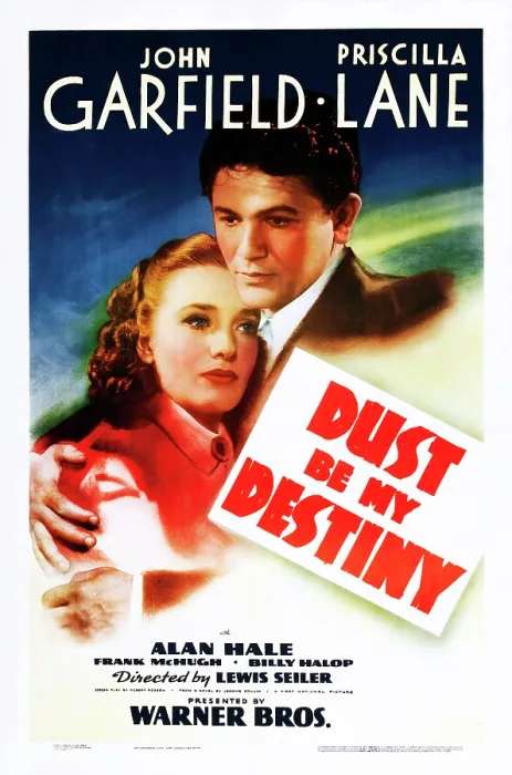 Framed Print : DUST BE MY DESTINY, from left: Priscilla Lane, John Garfield on midget window card, 1939