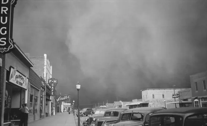 Framed Print : Dust storm, Elkhart, Kansas, May 1937. (BSLOC_2013_7_20)
