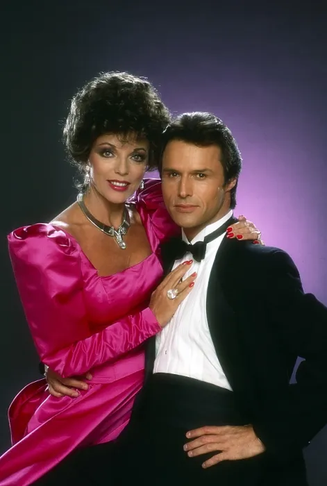 Framed Print : DYNASTY, from left: Joan Collins, Michael Nader, (1984), 1981-89