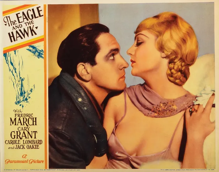 Framed Print : THE EAGLE AND THE HAWK, lobbycard, from left: Fredric March, Carole Lombard, 1933 Framed Print : THE EAGLE AND THE HAWK, lobbycard, from left: Fredric March, Carole Lombard, 1933