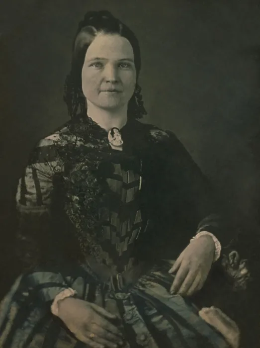 Framed Print : Earliest known daguerreotype of Mary Lincoln was taken in 1846 or 1847 by Nicholas H. Shepherd. (BSLOC_2016_14_38) Framed Print : Earliest known daguerreotype of Mary Lincoln was taken in 1846 or 1847 by Nicholas H. Shepherd. (BSLOC_2016_14_38)