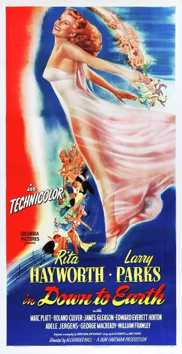 Framed Print : DOWN TO EARTH, US poster art, Rita Hayworth, 1947