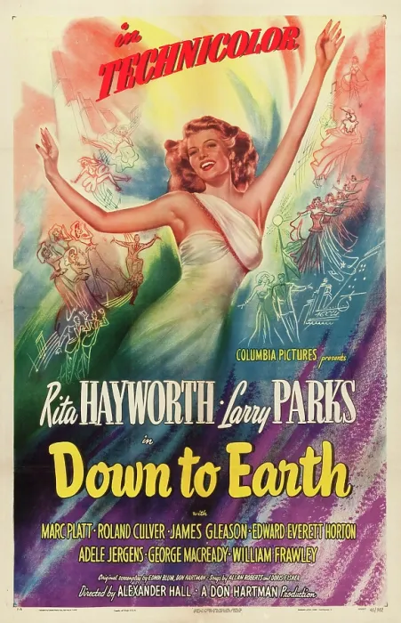 Framed Print : DOWN TO EARTH, Rita Hayworth, 1947