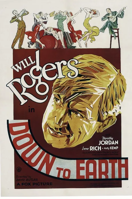 Framed Print : DOWN TO EARTH, Will Rogers, 1932
