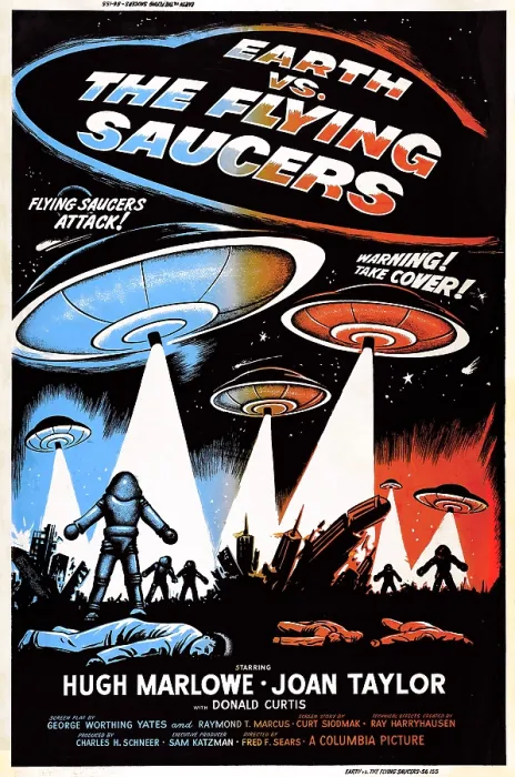 Framed Print : EARTH VS. THE FLYING SAUCERS, 1956