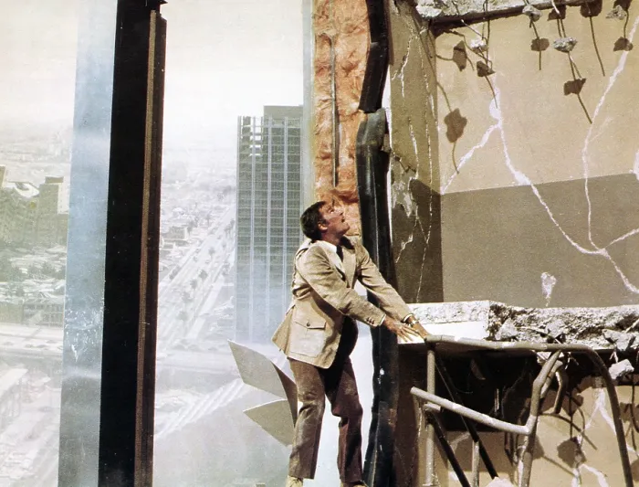 Framed Print : EARTHQUAKE, Charlton Heston, 1974.' Framed Print : EARTHQUAKE, Charlton Heston, 1974.'