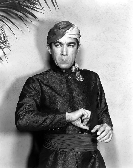 Framed Print : EAST OF SUMATRA, Anthony Quinn, 1953 Framed Print : EAST OF SUMATRA, Anthony Quinn, 1953