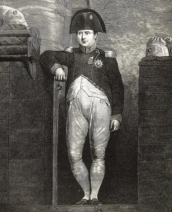 Framed Print : EASTLAKE, Sir Charles Lock (1793-1865); NAPOLEON I Bonaparte (1769-1821). After tge English portrait of Sir Charles Lock Eastlake. Engraving. SPAIN. Barcelona