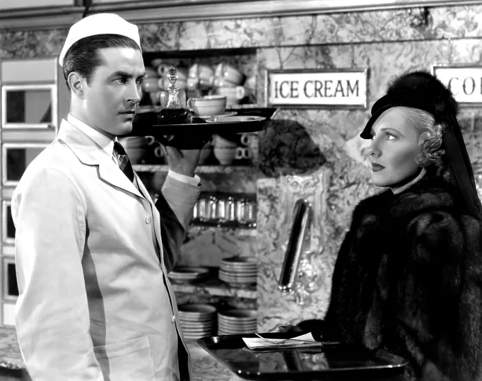 Framed Print : EASY LIVING, Ray Milland, Jean Arthur, 1937