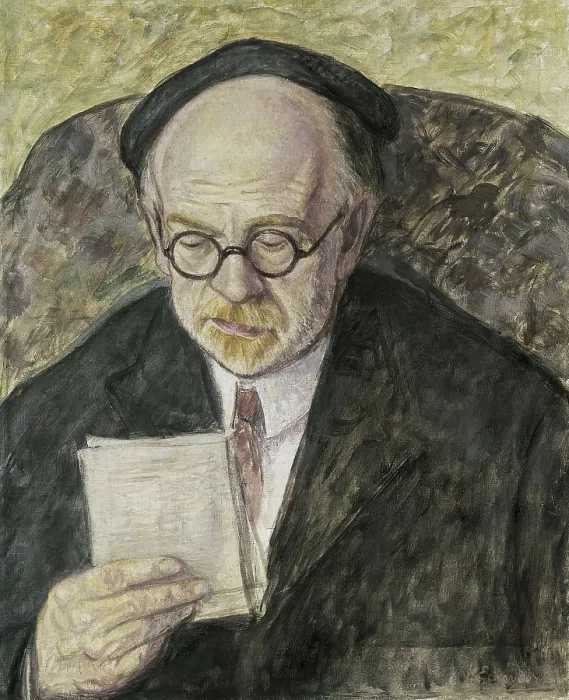 Framed Print : ECHEVARRIA Y ZURICALDAY, Juan de (1875-1931). Portrait of Po Baroja. beg. 20th c. Oil on canvas. SPAIN. Madrid. Reina Sofia Art Centre National Museum