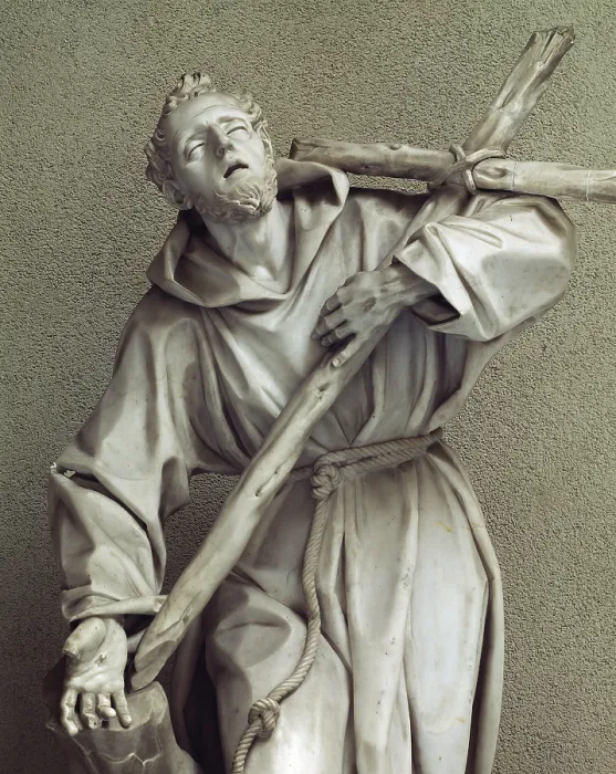 Framed Print : The Ecstasy of St Francis, by Giuseppe Sammartino, 1750 - 1799 about, 18th Century, - Italy, Campania, Naples, San Martino National Museum. Detail