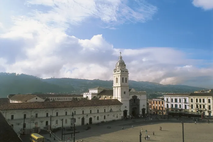 Framed Print : ECUADOR. PICHINCHA. Quito. Convent of Santo Domingo (17th c.). Baroque art. AISA / Everett Collection**US SALES ONLY**