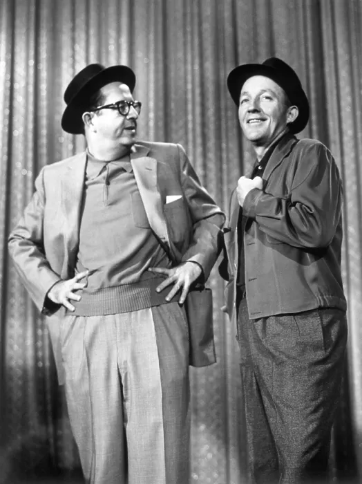 Framed Print : THE ED SULLIVAN SHOW, from left: Phil Silvers, Bing Crosby (ca. mid 1950s), 1948-1971 Framed Print : THE ED SULLIVAN SHOW, from left: Phil Silvers, Bing Crosby (ca. mid 1950s), 1948-1971