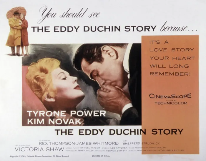 Framed Print : THE EDDY DUCHIN STORY, Kim Novak, Tyrone Power, 1956