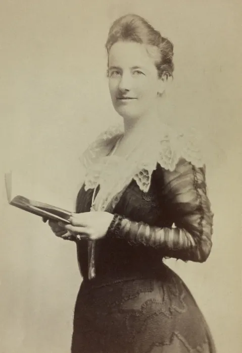 Framed Print : Edith Carow Roosevelt, wife of Theodore Roosevelt, 26th President of the US holding a book, 1901-09 (BSLOC_2016_14_81)