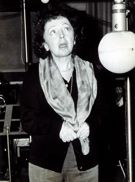 Framed Print : EDITH PIAF (1915-1963)Recording in Paris, 2 / 1 / 62. Courtesy: CSU Archives / Everett Collection Framed Print : EDITH PIAF (1915-1963)Recording in Paris, 2 / 1 / 62. Courtesy: CSU Archives / Everett Collection