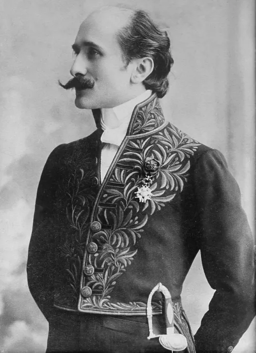 Framed Print : Edmond Rostand (1868-1918) French playwright, one of the last to use Romantic style, best known for 'Cyrano de Bergerac.' 1897