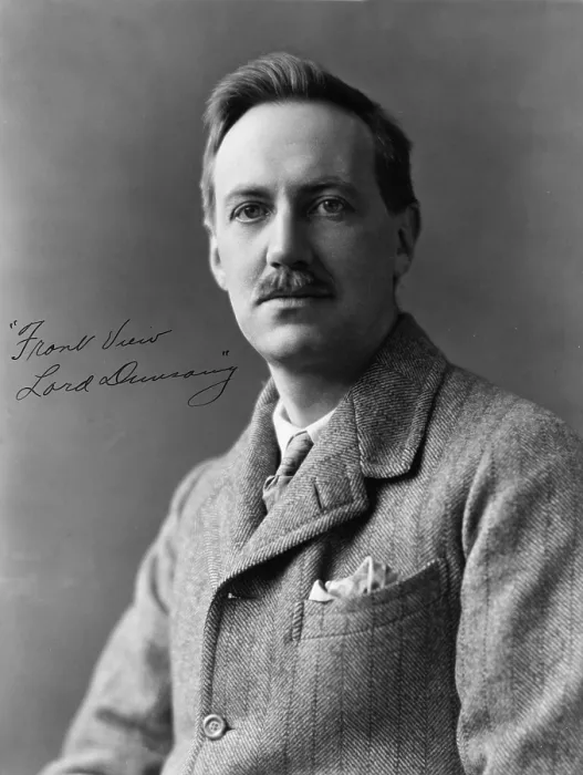 Framed Print : Edward John Moreton Drax Plunkett Dunsany (1878-1957), Irish playwright of fantasy worlds populated fairies and gods. Ca. 1919