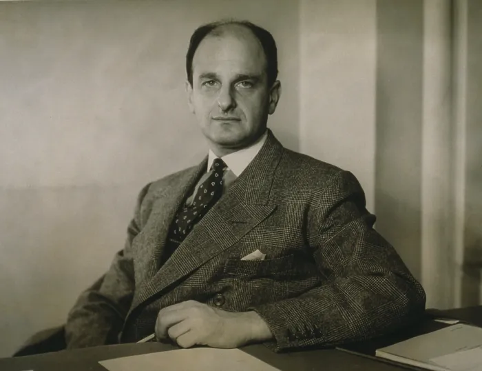 Framed Print : Edward M. M. Warburg (1908-1992), humanitarian, philanthropist and benefactor of the arts. He was among the founders of the Museum of Modern Art, and the American Ballet. 1946 Framed Print : Edward M. M. Warburg (1908-1992), humanitarian, philanthropist and benefactor of the arts. He was among the founders of the Museum of Modern Art, and the American Ballet. 1946