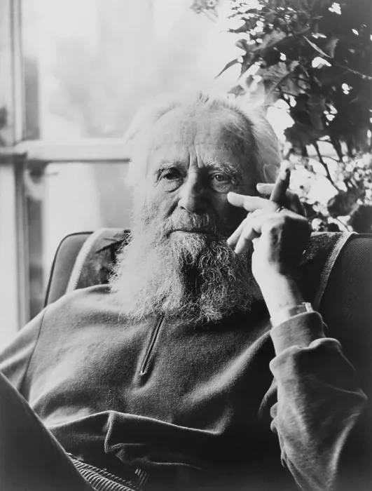 Framed Print : Edward Steichen (1879-1973), the famous photographer at 86, smoking a cigar in 1965. Three years earlier, he published his autobiography, A LIFE IN PHOTOGRAPHY