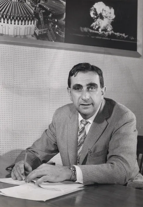 Framed Print : Edward Teller (1908-2003), in 1958, as Director of Lawrence Livermore National Laboratory