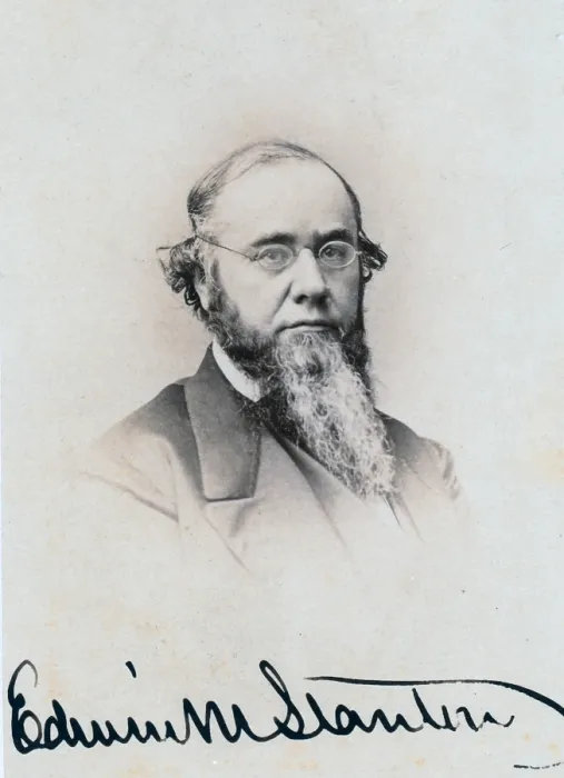 Framed Print : Edwin M. Stanton was Lincoln's second Secretary of War. Photograph by Mathew Brady ca. 1860