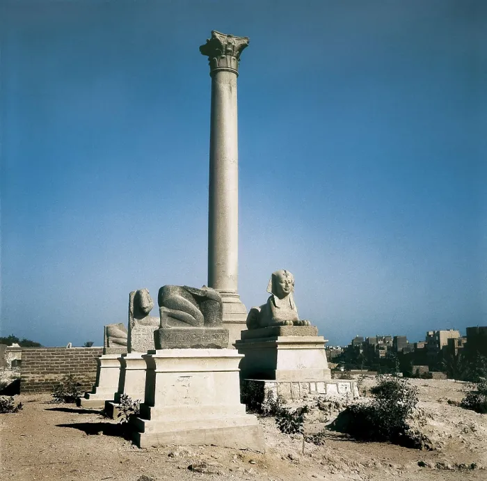 Framed Print : EGYPT. ALEXANDRIA. Alexandria. Pompey's column and remains of the Serapeium Temple. Egyptian art. Ptolemaic period. AISA / Everett Collection**US SALES ONLY** Framed Print : EGYPT. ALEXANDRIA. Alexandria. Pompey's column and remains of the Serapeium Temple. Egyptian art. Ptolemaic period. AISA / Everett Collection**US SALES ONLY**