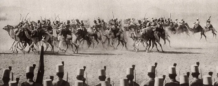 Framed Print : Egyptian Camel Corps fought with British during World War 1. 1914