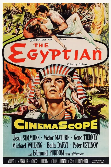 Framed Print : THE EGYPTIAN, US poster art, 1954, TM and Copyright 20th Century-Fox Film Corp. All Rights Reserved / Courtesy Everett Collection
