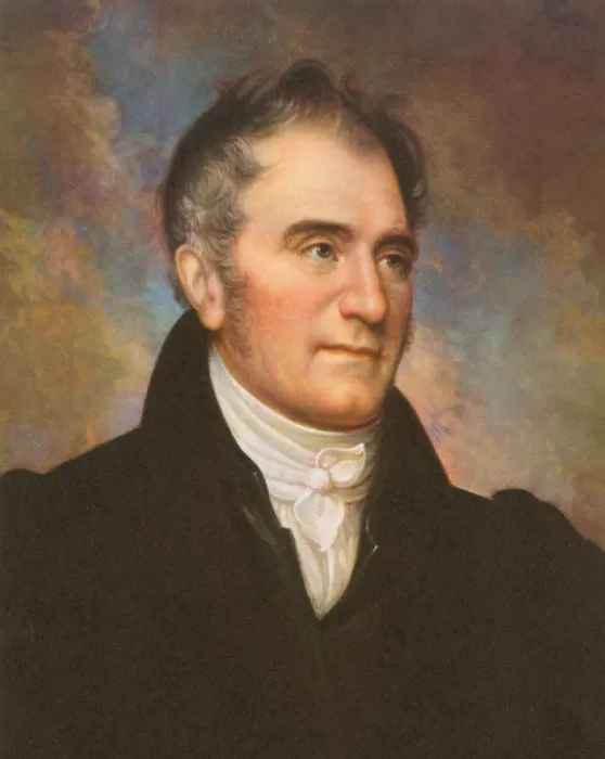 Framed Print : E.I. du Pont 1771-1834 was a refugee from the French Revolution in July 1802 when he founded E.I. du Pont de Nemours Co. as a gunpowder mill Framed Print : E.I. du Pont 1771-1834 was a refugee from the French Revolution in July 1802 when he founded E.I. du Pont de Nemours Co. as a gunpowder mill