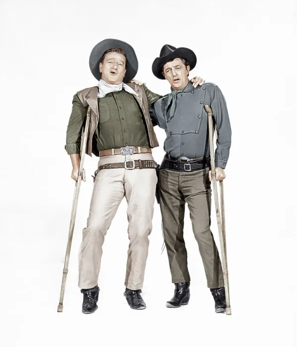 Framed Print : EL DORADO, from left: John Wayne, Robert Mitchum, 1966 Framed Print : EL DORADO, from left: John Wayne, Robert Mitchum, 1966