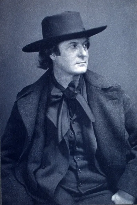 Framed Print : Elbert Hubbard (1856-1915), American writer and publisher, in portrait by Zadia Ben-Yusuf, ca. 1900