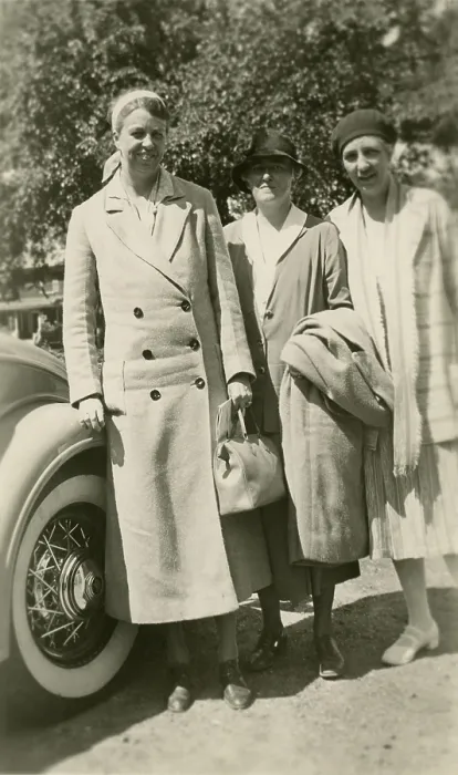 Framed Print : Eleanor Roosevelt with Nancy Cook and Marion Dickerman. Richmond, VA. June 23, 1933. They were traveling to the Roosevelt summer home on Campobello Island. (BSLOC_2013_5_206)